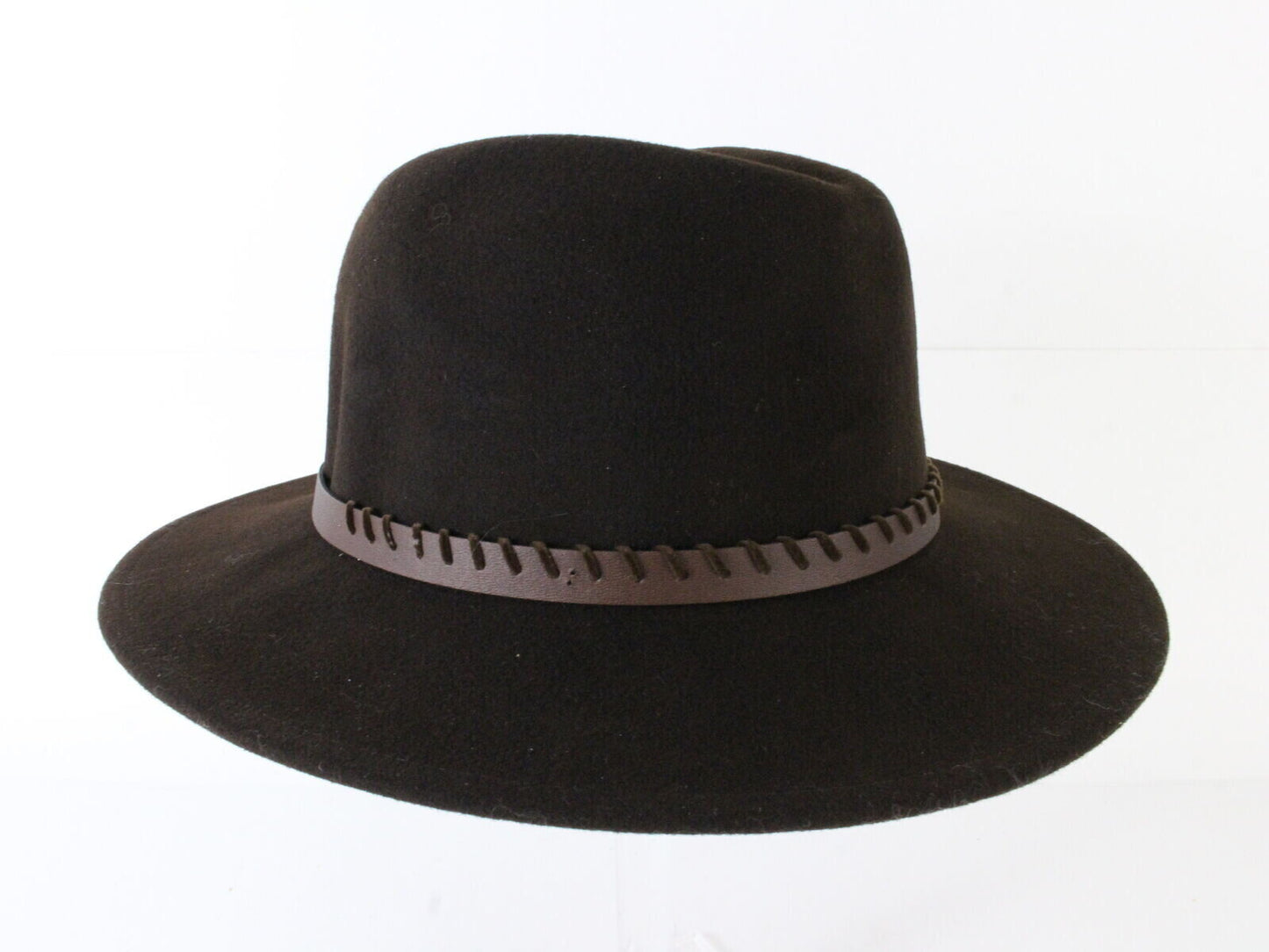 Bailey Towson Mens/Womens Wool Felt Fedora Brown W/ Leather Band MULTIPLE SIZES