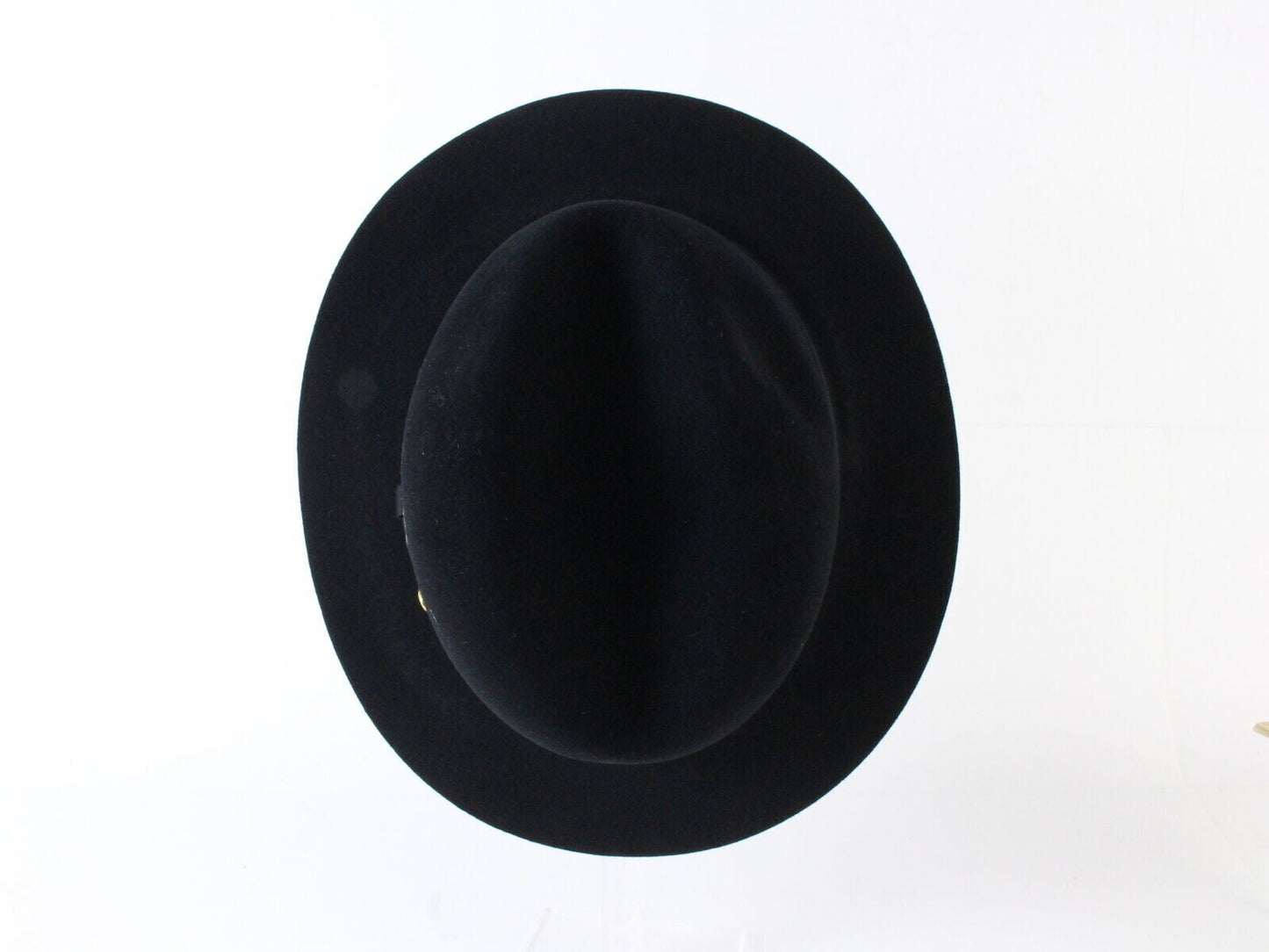 Churchill Ltd Mens Black Felt Fedora W/ Feathers And Pin MULTIPLE SIZES