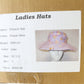 Frank Olive the Gold Standard Ladies Lilac Purple Straw Hat W/ Flowers 7 56cm