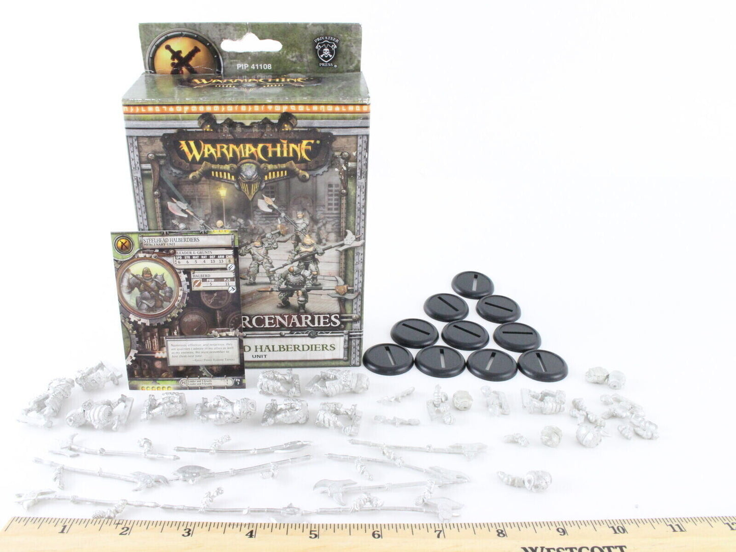 Warmachine Mercenaries Steelhead Halberdiers Unit PIP41108 Privateer Press