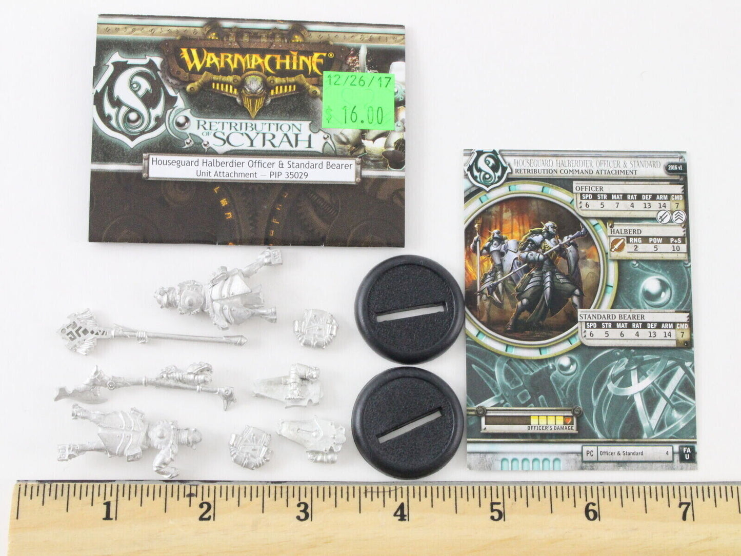 Warmachine Retribution Of Scyrah Houseguard Officer & Standard Bearer PIP35029