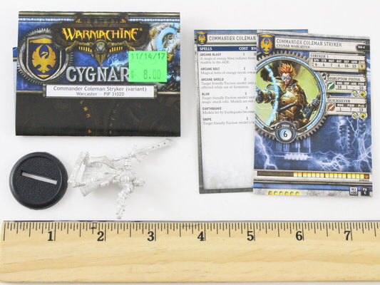 Warmachine Cygnar Commander Coleman Stryker Variant Warcaster PIP31020