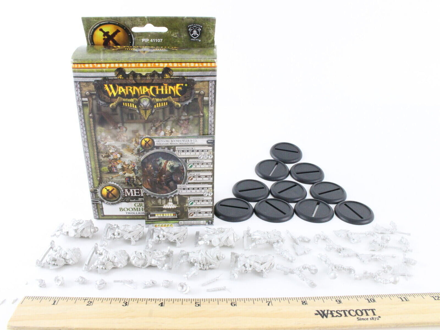 Warmachine Mercenaries Greygore Boomhowler Trollkin Character Unit PIP41107