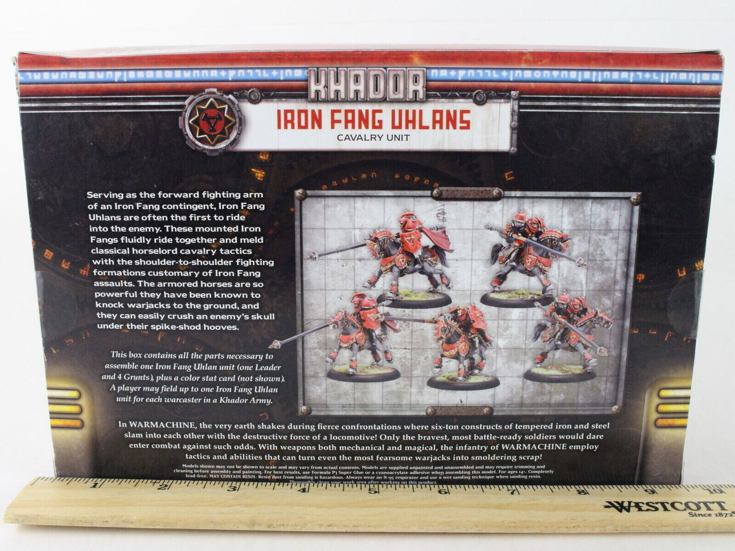 Warmachines Khador Iron Fang Uhlans Cavalry Unit PIP33111 Privateer Press