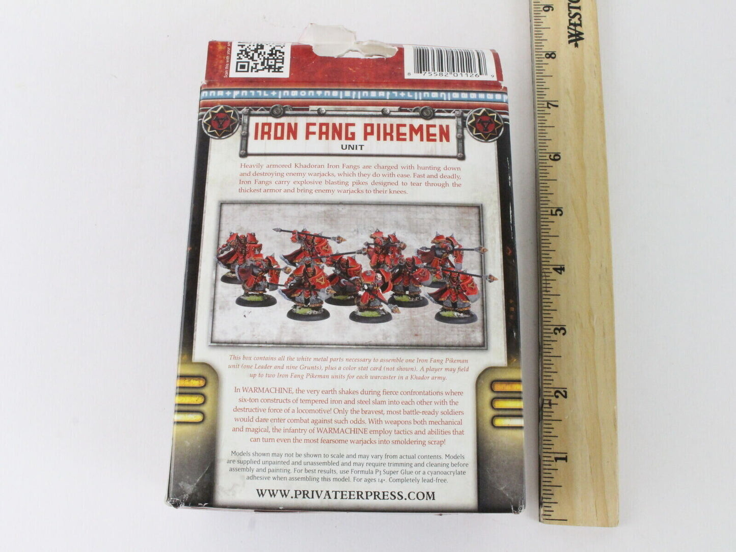 Warmachine Khador Iron Fang Pikemen Unit PIP33090 Privateer Press