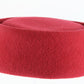Vintage Sonni San Francisco Red Velour Womens Hat 7 56cm
