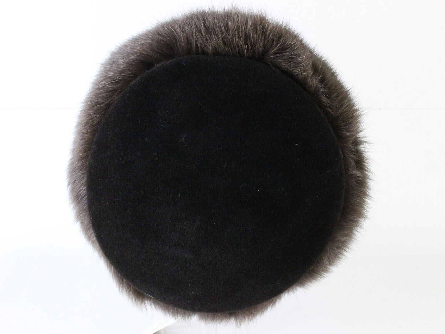 Kokin New York Ladies Boutique Chocolate Brown Fox Fur Hat 7 1/4 58cm