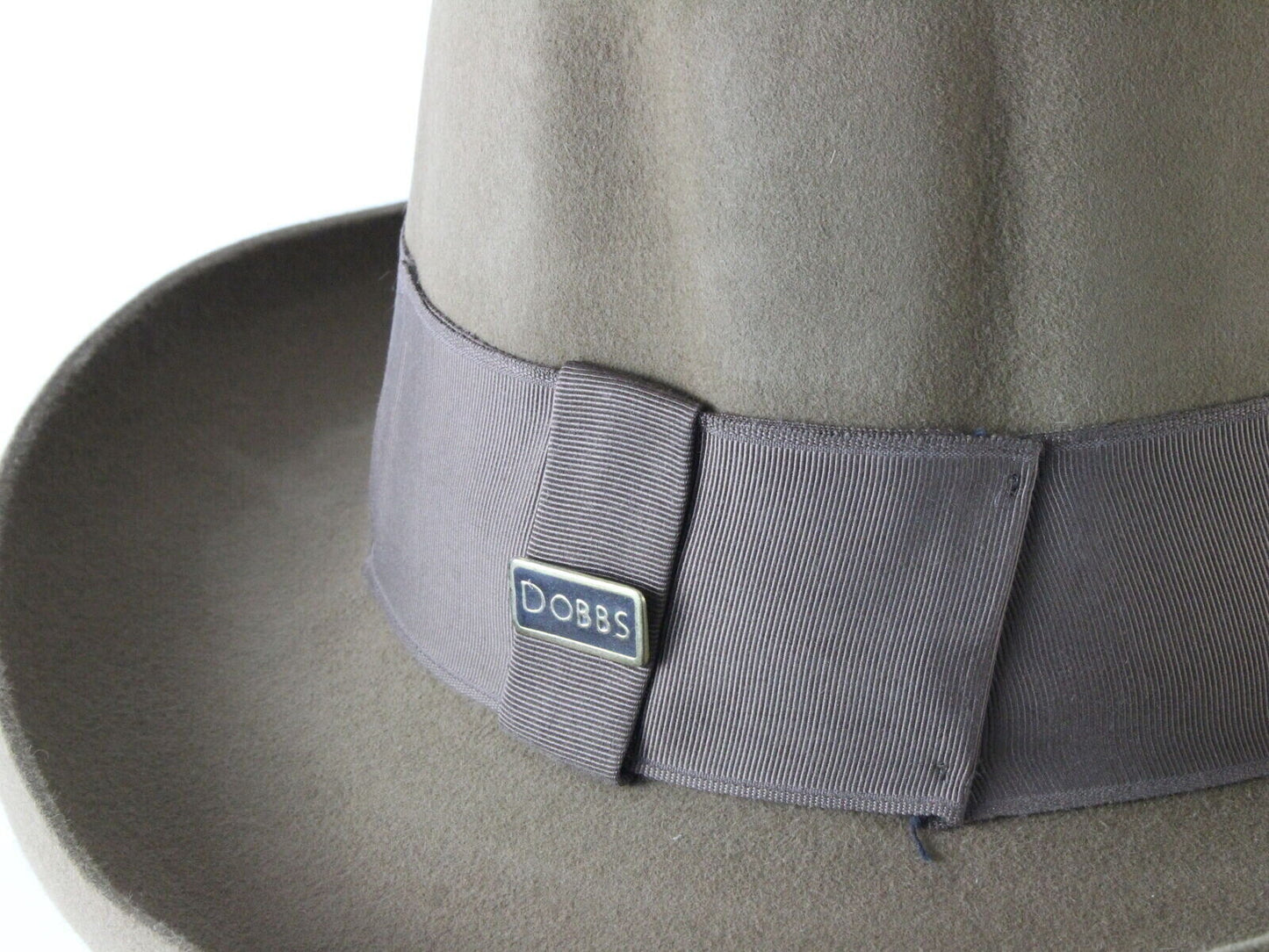 Dobbs Mens Brown Felt & Band Homburg Dress Hat MULTIPLE SIZES