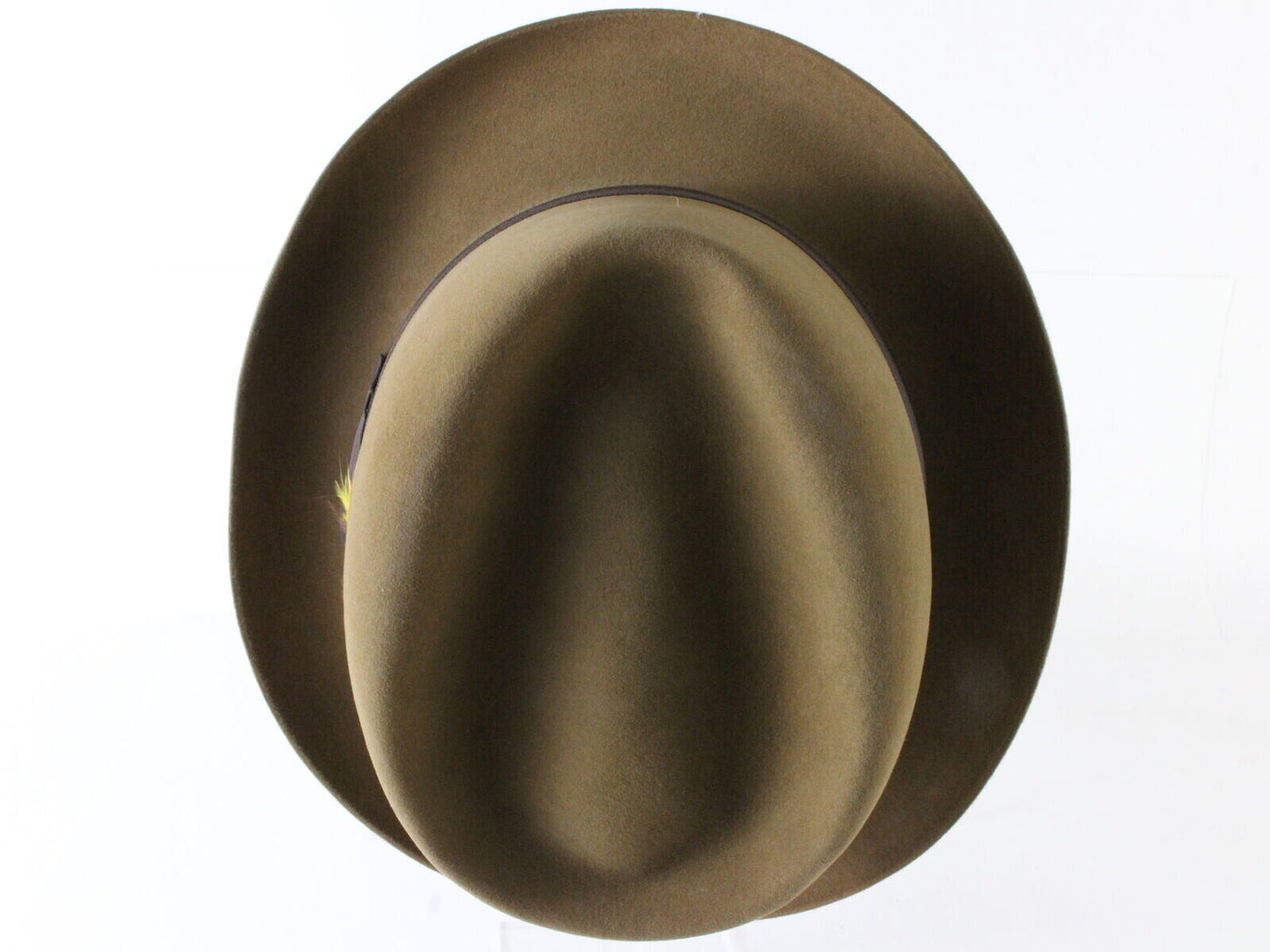 Golden Coach By Dobbs Mens Tanabark Brown Felt Homburg  MULTIPLE SIZES