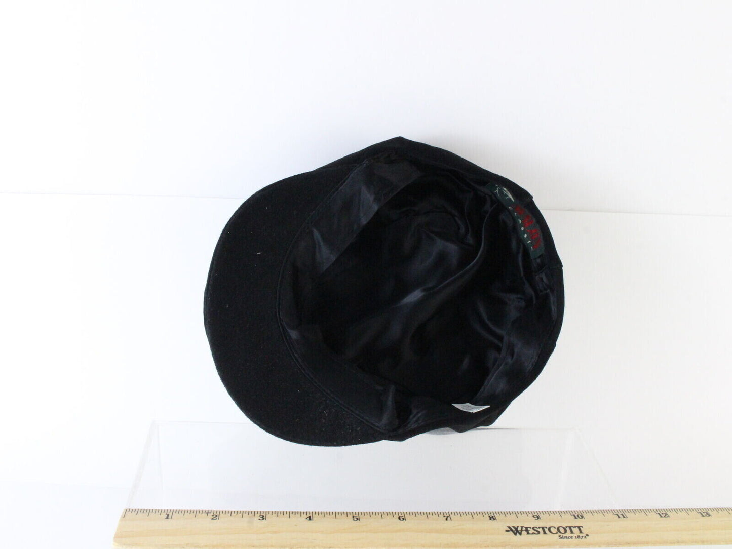 Avalon Classic Mens Black Genuine Suede Leather Ivy Cap MULTIPLE SIZES