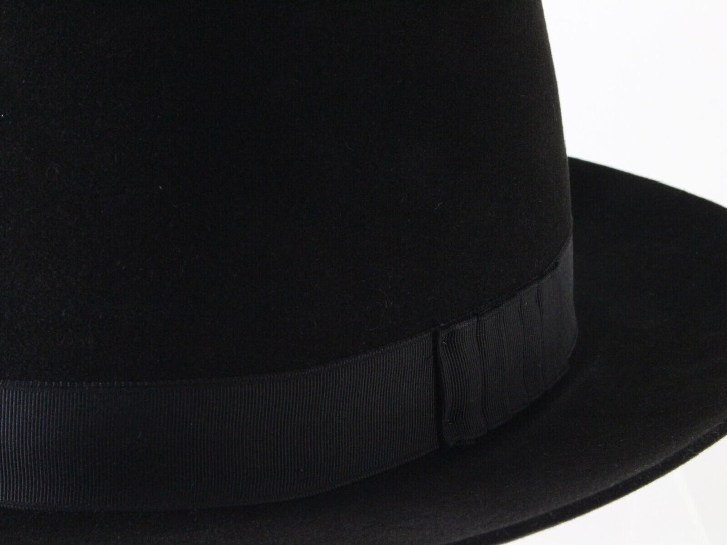 Stetson Key Club Imperial Mens Black Felt Fedora MULTIPLE SIZES