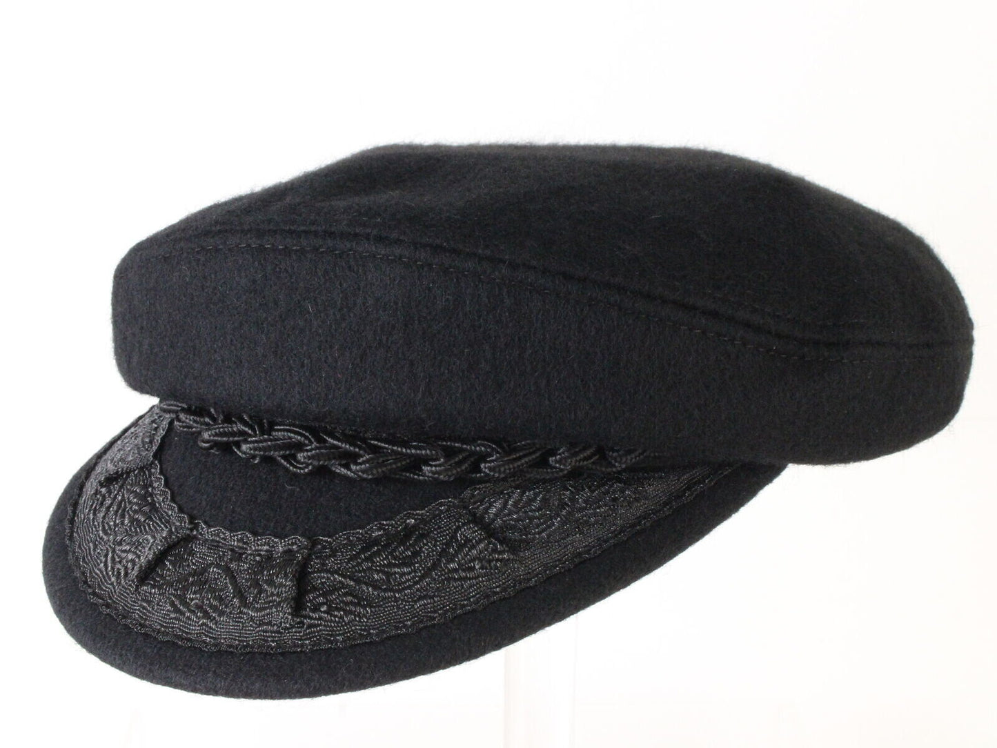 Aegean Mens Black Greek Fishermans Cap MULTIPLE SIZES