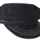Greek Fishermans Mens Black Cap MULTIPLE SIZES