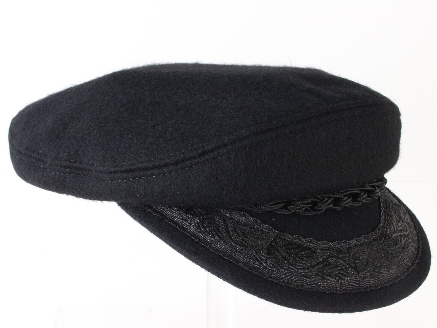 Aegean Mens Black Greek Fishermans Cap MULTIPLE SIZES