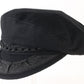 Greek Fishermans Mens Black Cap MULTIPLE SIZES