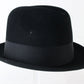 Dobbs Fifth Avenue Mens Black Felt Fedora W/ Pin 6 7/8 55cm