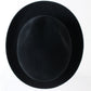 Dobbs Fifth Avenue Mens Black Felt Fedora W/ Pin 6 7/8 55cm