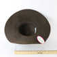 Frank Olive New York Ladies Brown Sun Hat W/ Ribbon And Flowers 6 7/8 55cm