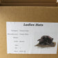 Frank Olive New York Ladies Brown Sun Hat W/ Ribbon And Flowers 6 7/8 55cm