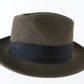 Stetson Mens Bronzine Brown Felt Fedora W/ Feather MULTIPLE SIZES