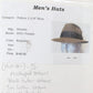 Stetson Mens Bronzine Brown Felt Fedora W/ Feather MULTIPLE SIZES