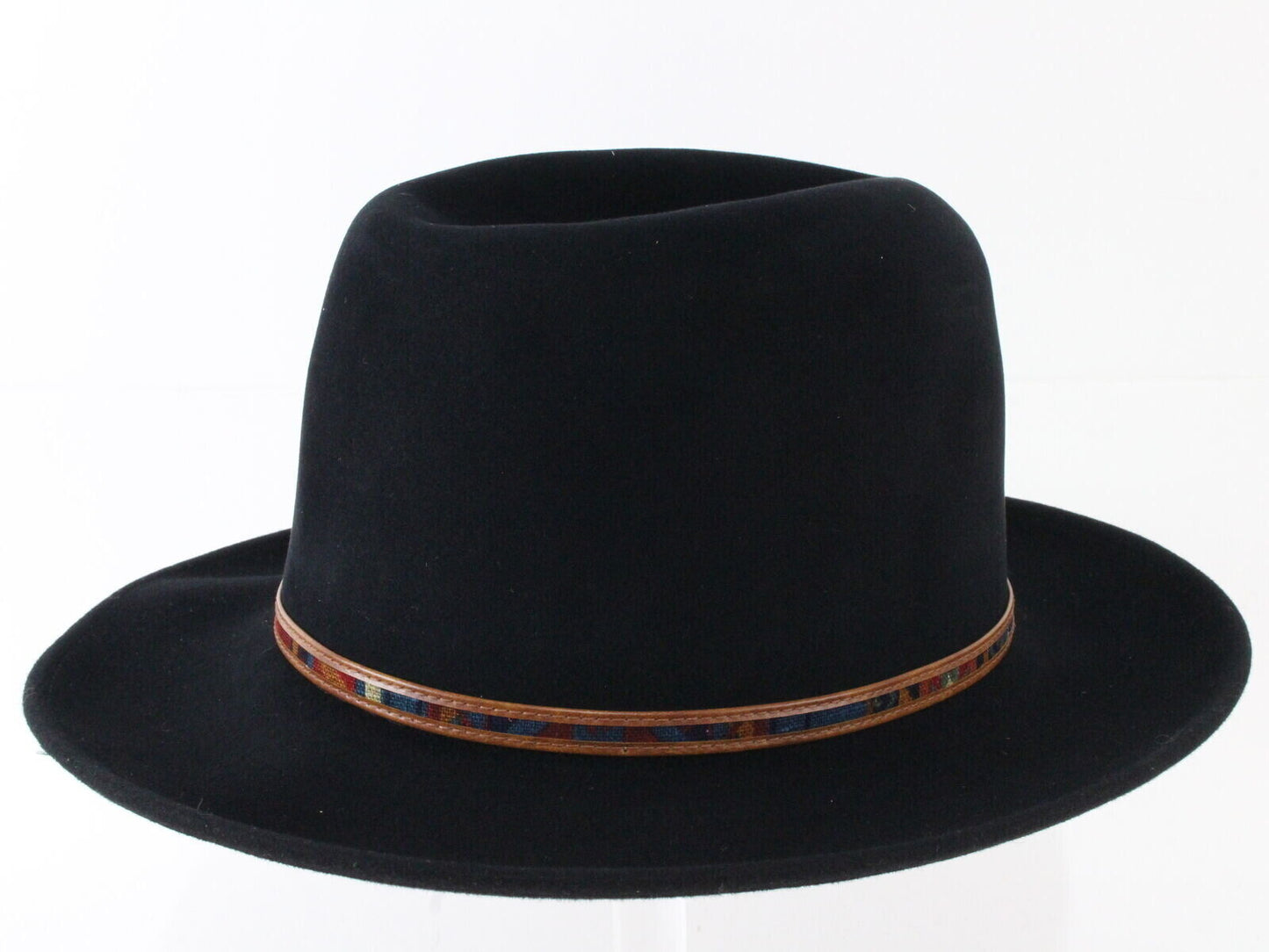 Biltmore Royal Top Hatters Mens Black Felt Fedora 6 7/8 55cm