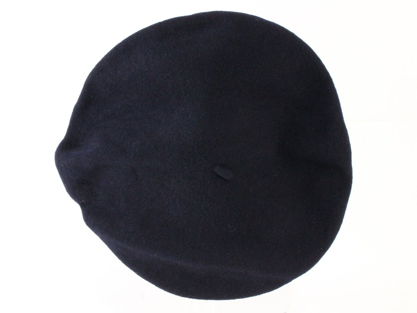 Basque Mens Navy Blue Wool French Beret W/ Black And Yellow Band MULTIPLE SIZES