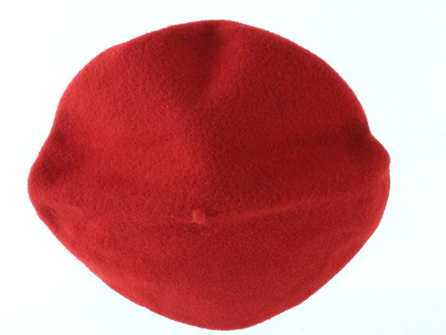 Basque Mens Red Wool French Beret W/ Black And Yellow Band MULTIPLE SIZES