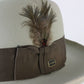 Dobbs Fifth Avenue Mens Silver Belly Gray Felt Homburg W/ Feather MULTIPLE SIZES