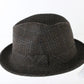 Doria Borsalino Mens Brown Plaid Wool Fedora MULTIPLE SIZE OPTIONS (EUROPE SIZES SHOWN)