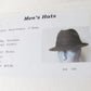 Doria Borsalino Mens Brown Plaid Wool Fedora MULTIPLE SIZE OPTIONS (EUROPE SIZES SHOWN)