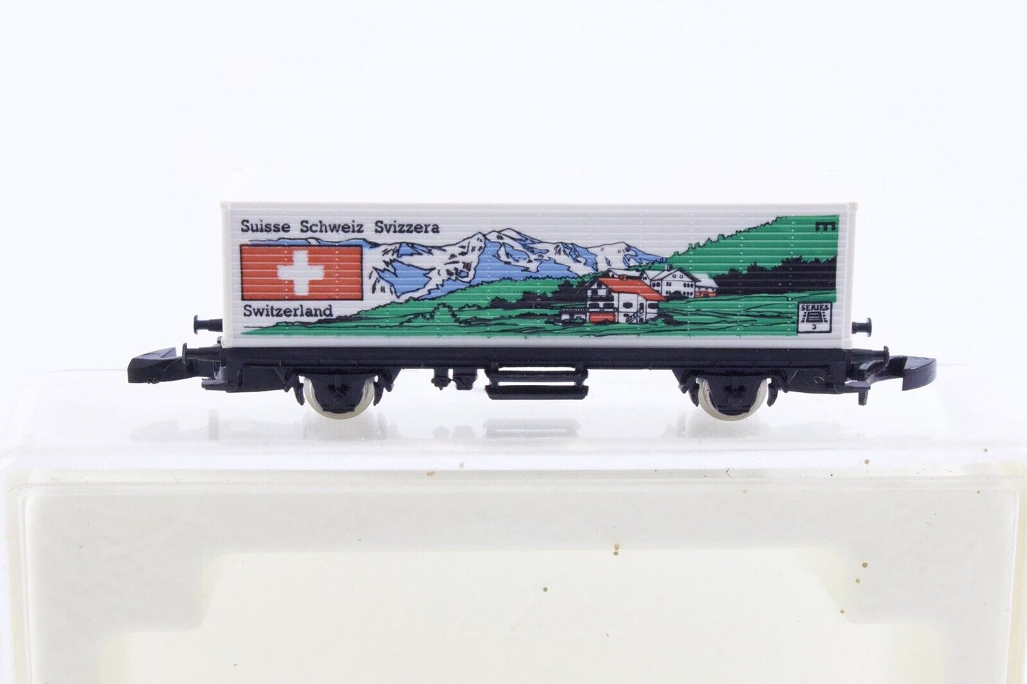 Switzerland Suisse Schweiz Svizzera Box Car Marklin Mini Club Z 2510A