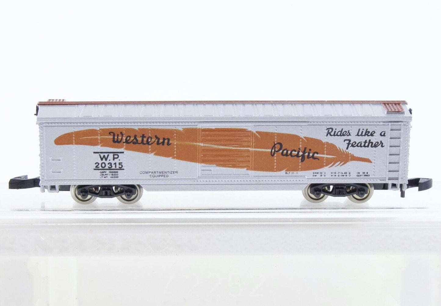 Marklin Mini-Club Z Western Pacific WP 20315 Box Car 8671