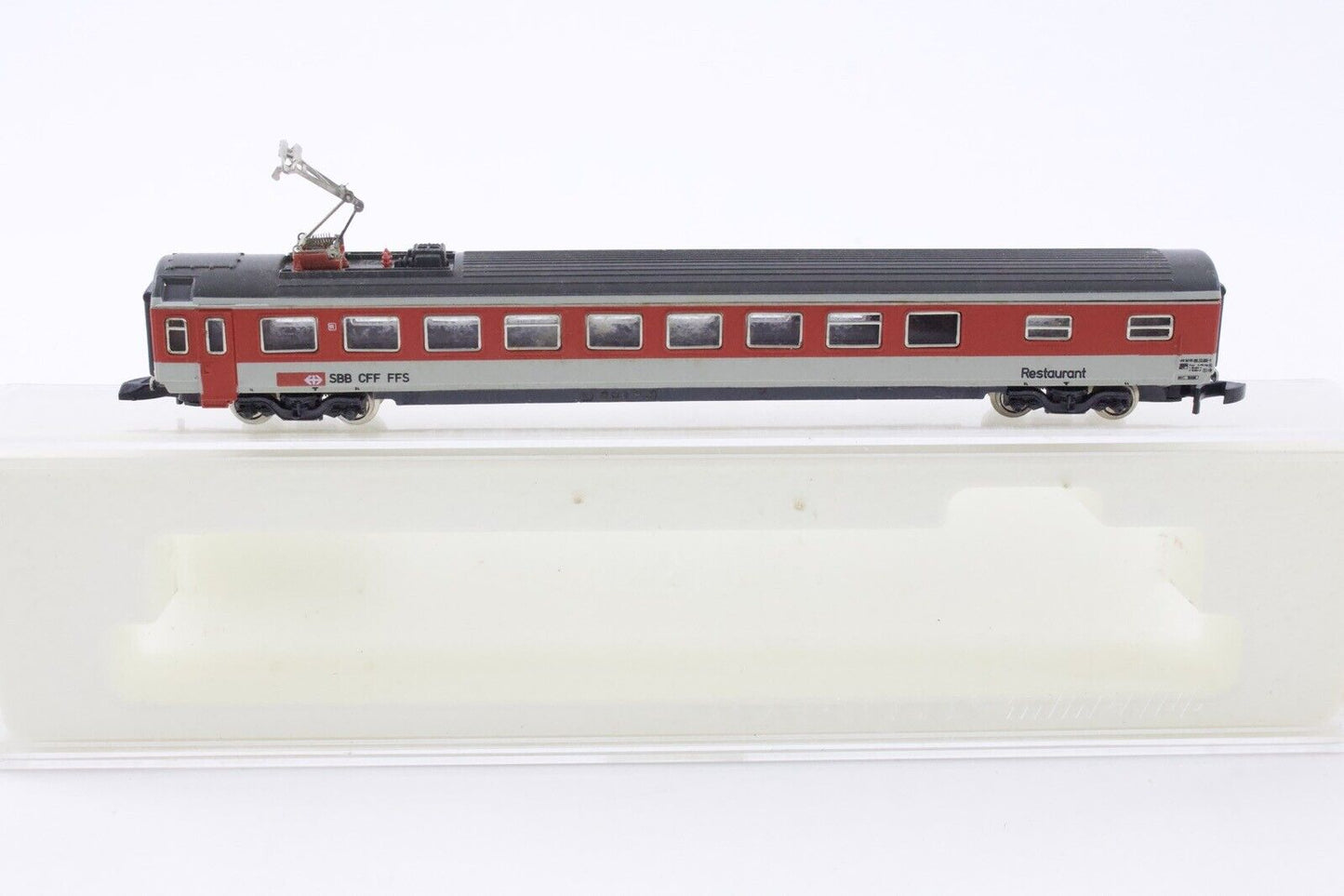 Marklin Mini-Club Z SBB CFF FFS Restaurant Passenger Car 8747