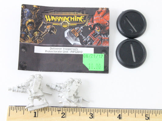 Warmachine Deliverer Troopers 2 Protectorate Unit PIP32012 Privateer Press Game