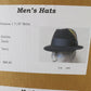 Golden Coach Dobbs Mens Seville Navy Felt Homburg W/feather MULTIPLE SIZES