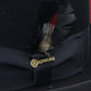 Biltmore Imperial Mens Black Felt Homburg W/ Black Feather 6 3/4 54cm