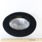 Biltmore Imperial Mens Black Felt Homburg W/ Black Feather 6 3/4 54cm