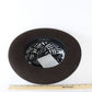 Biltmore CANADA Duma Heritage Chocolate Brown Felt Homburg W/ Feather 6 7/8 55cm