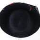 George Zamaul Couture Boutique Black Felt Hat W/ Feathers And Rhinestones 7 56cm
