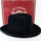 Biltmore Golden Pheasant Velour Mens Black Felt Homburg W/ Feathers 6 7/8 55cm