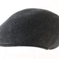 Borsalino Mens Italian Charcoal Gray Wool Felt Ivy Cap MULTIPLE SIZES