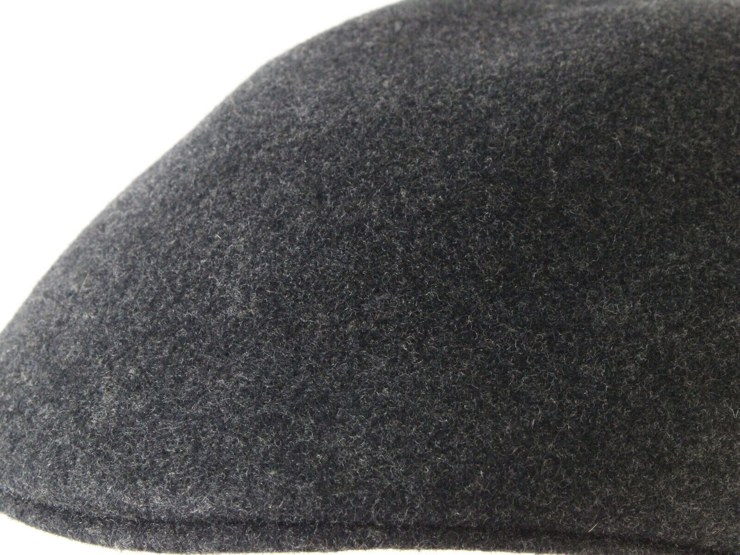 Borsalino Mens Italian Charcoal Gray Wool Felt Ivy Cap MULTIPLE SIZES