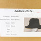 Peter Bettley London Ladies Black Winter Hat 7 56cm