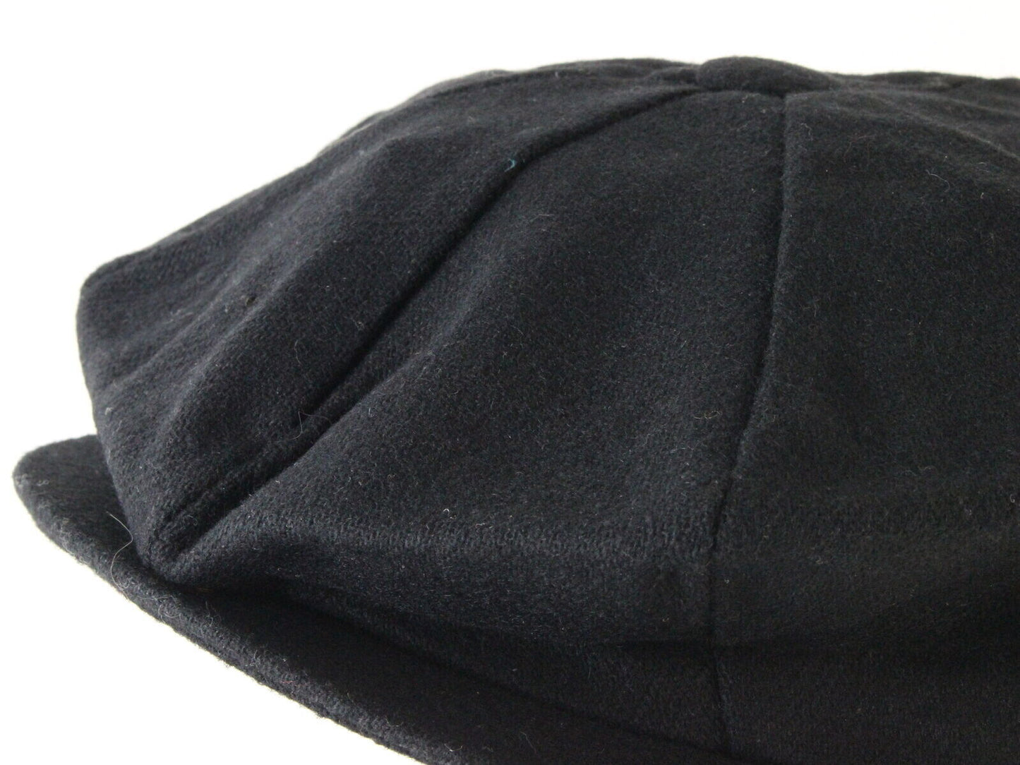 Artel Mens Black Felt Ivy Cap Newsboy Style M