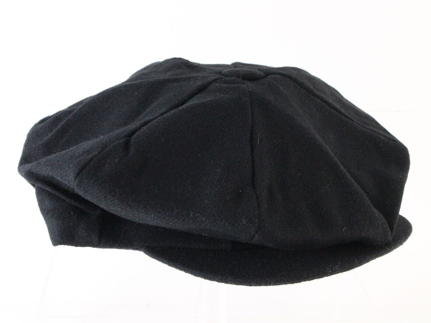 Artel Mens Black Felt Ivy Cap Newsboy Style M