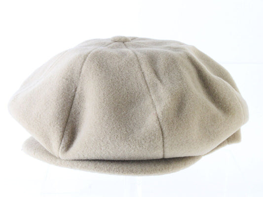 Ivy Cap Mens Camel Tan Felt Cap 7 1/8 57cm