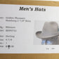 Biltmore Golden Pheasant Mens Sterling Gray Homburg W/ Feather 6 7/8 55cm