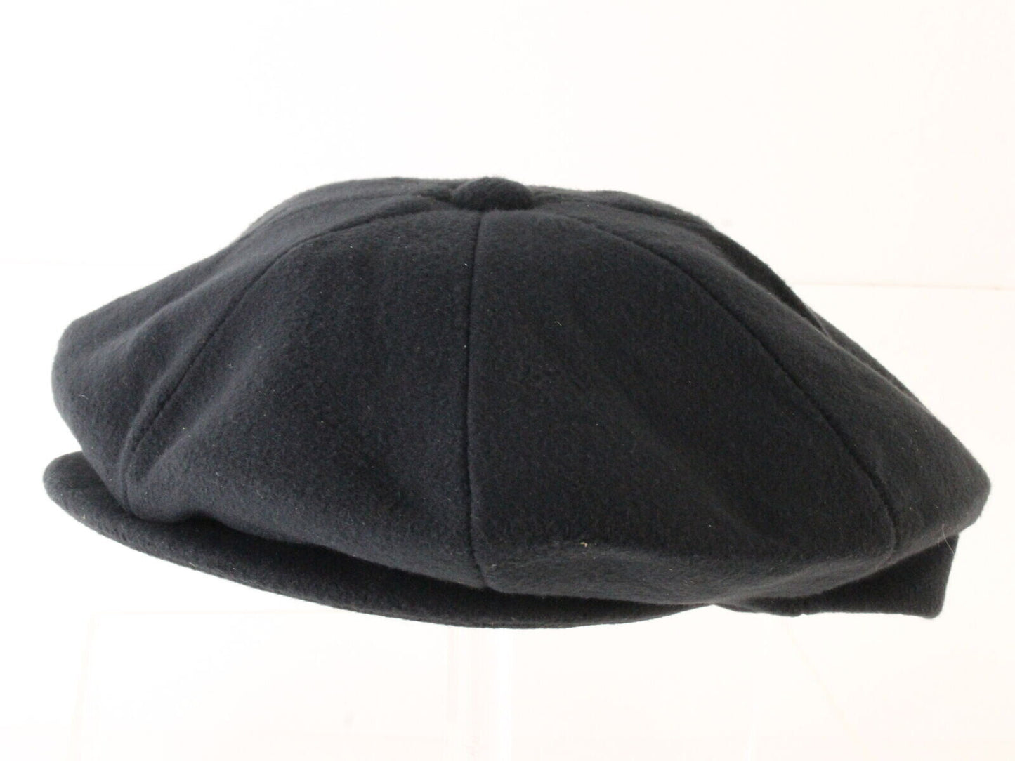 Ivy Cap Mens Black Felt Cap W/ Griffin Interior MULTIPLE SIZES