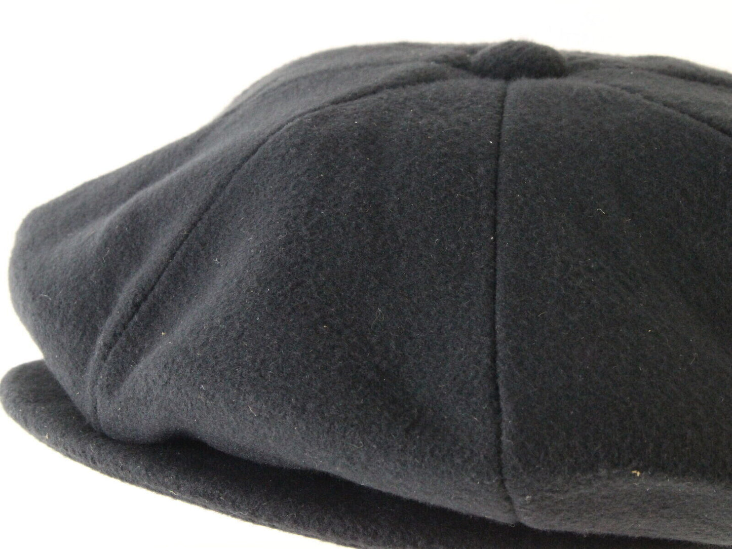 Ivy Cap Mens Black Felt Cap W/ Griffin Interior MULTIPLE SIZES